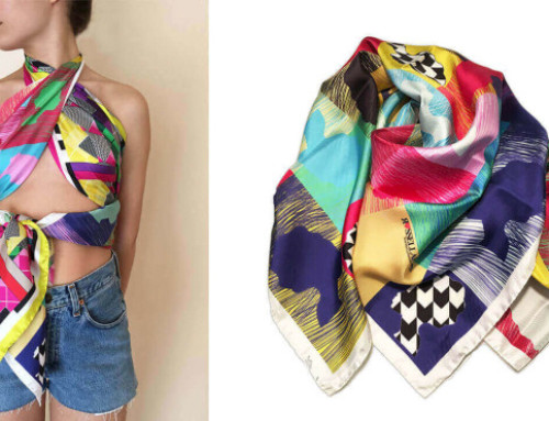 Cotton silk printed scarves 15